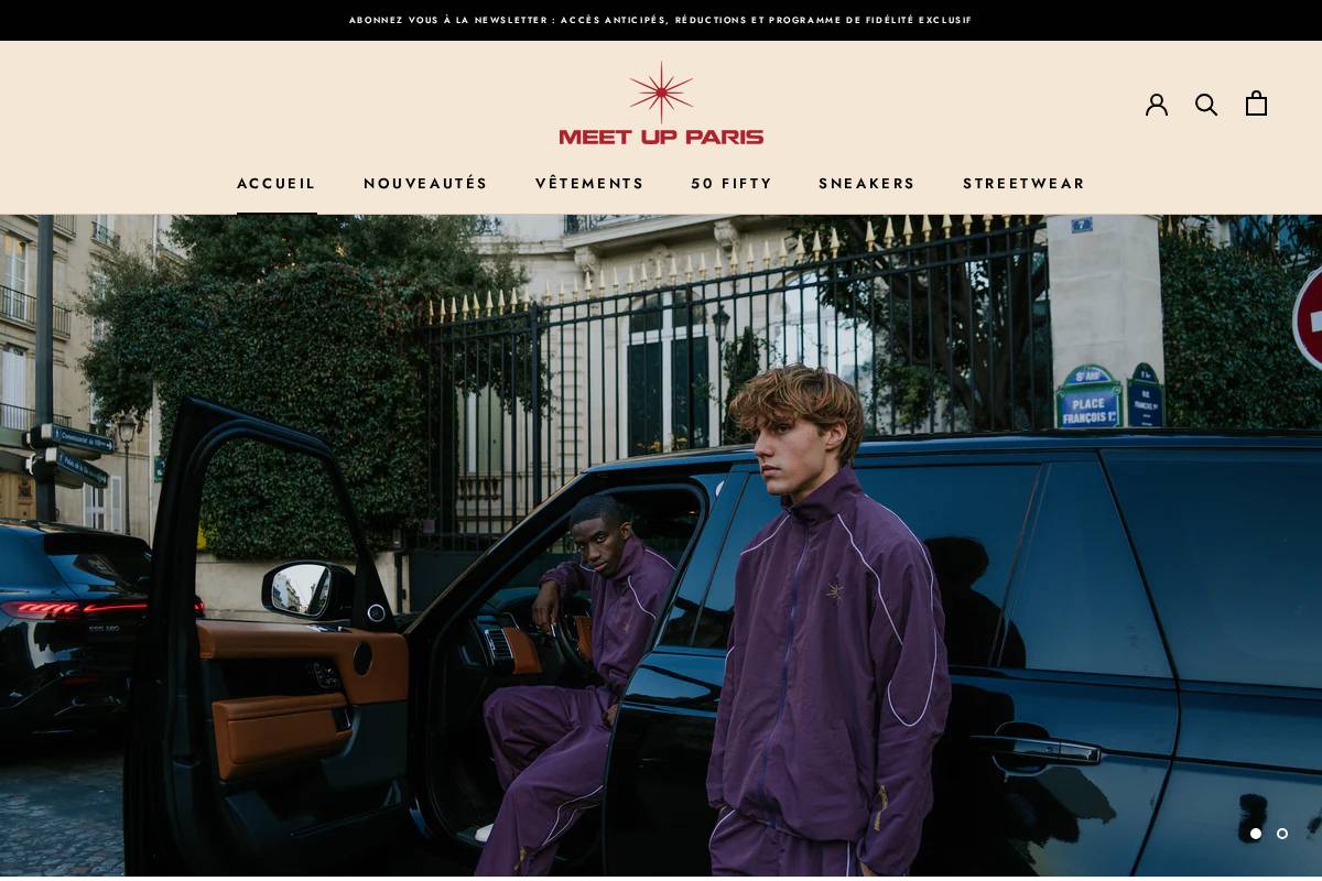 meetupparis.com homepage screenshot