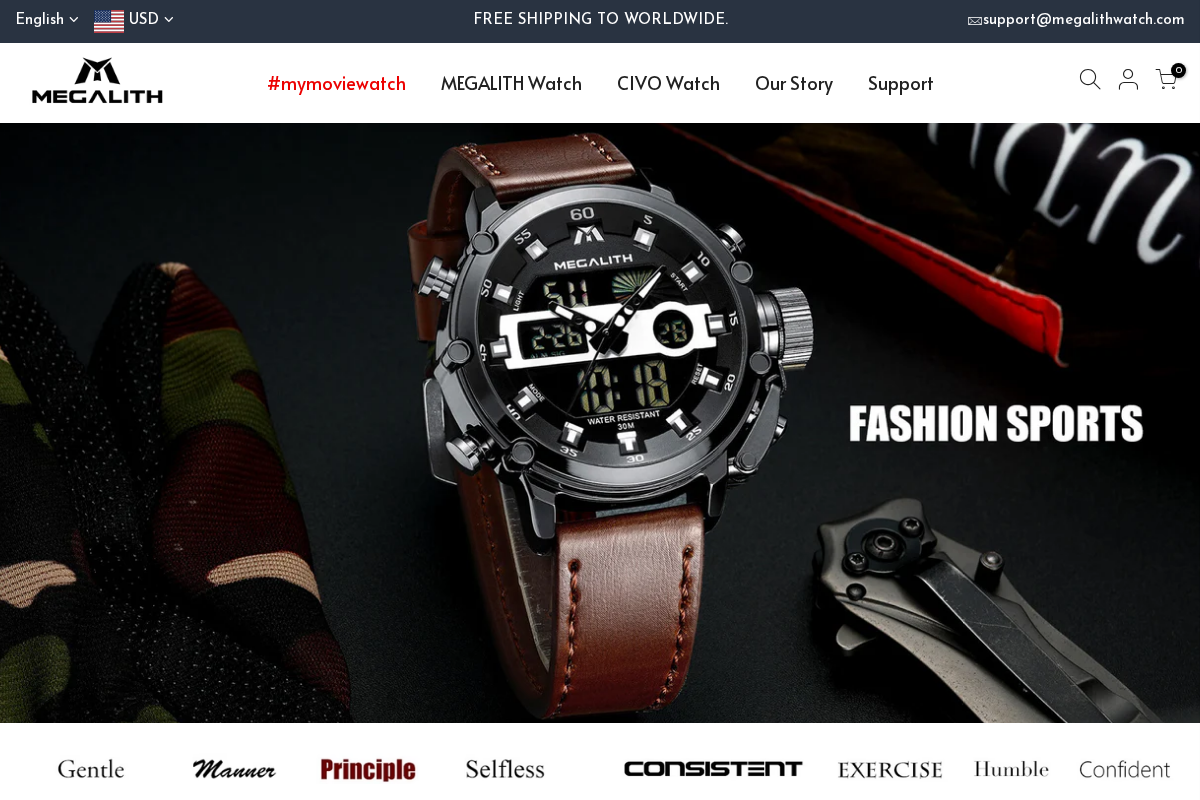 megalithwatch homepage screenshot