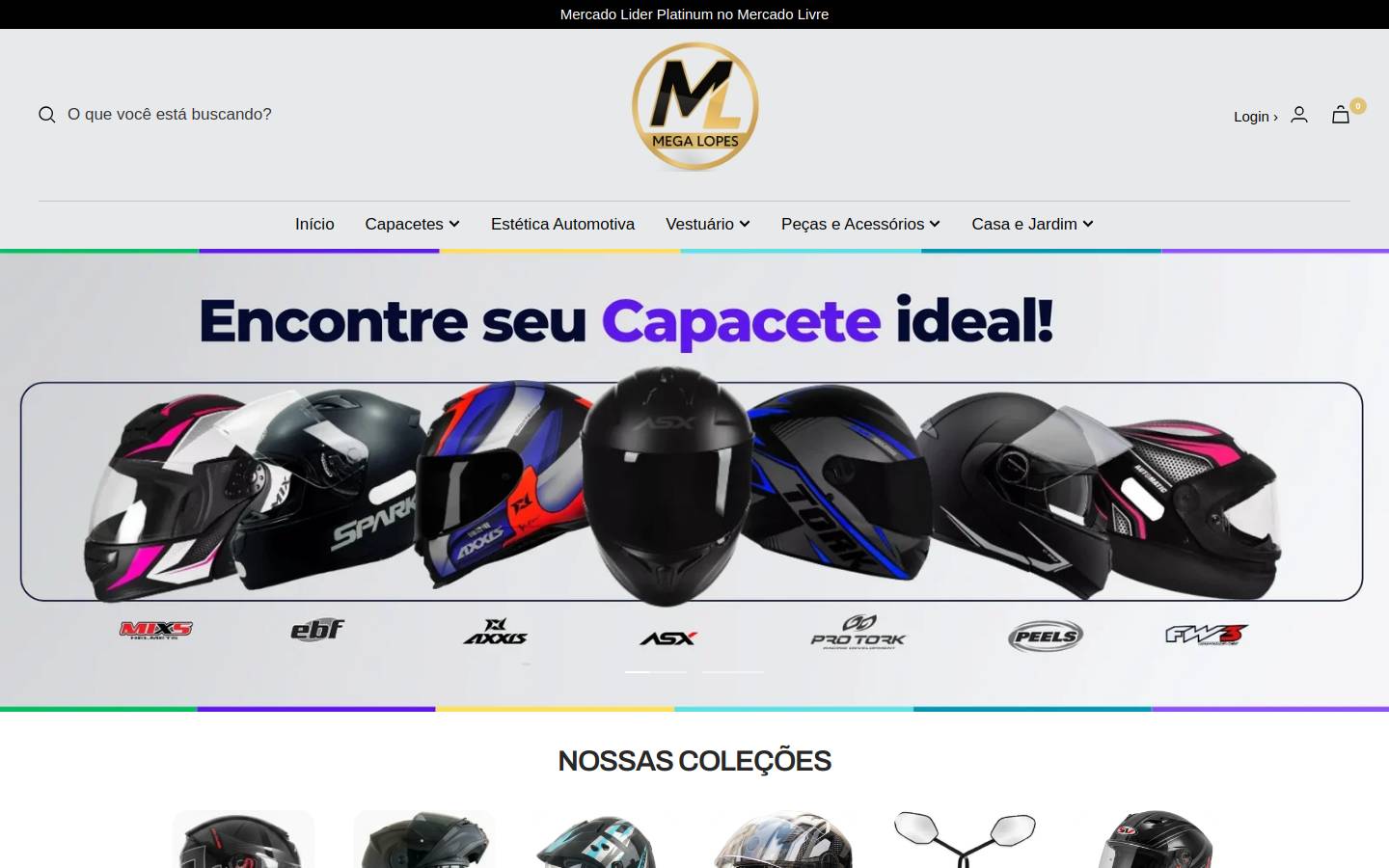 megalopes.com.br homepage screenshot