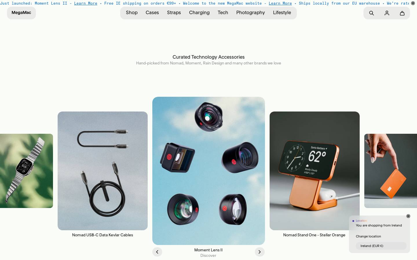 MegaMac homepage screenshot