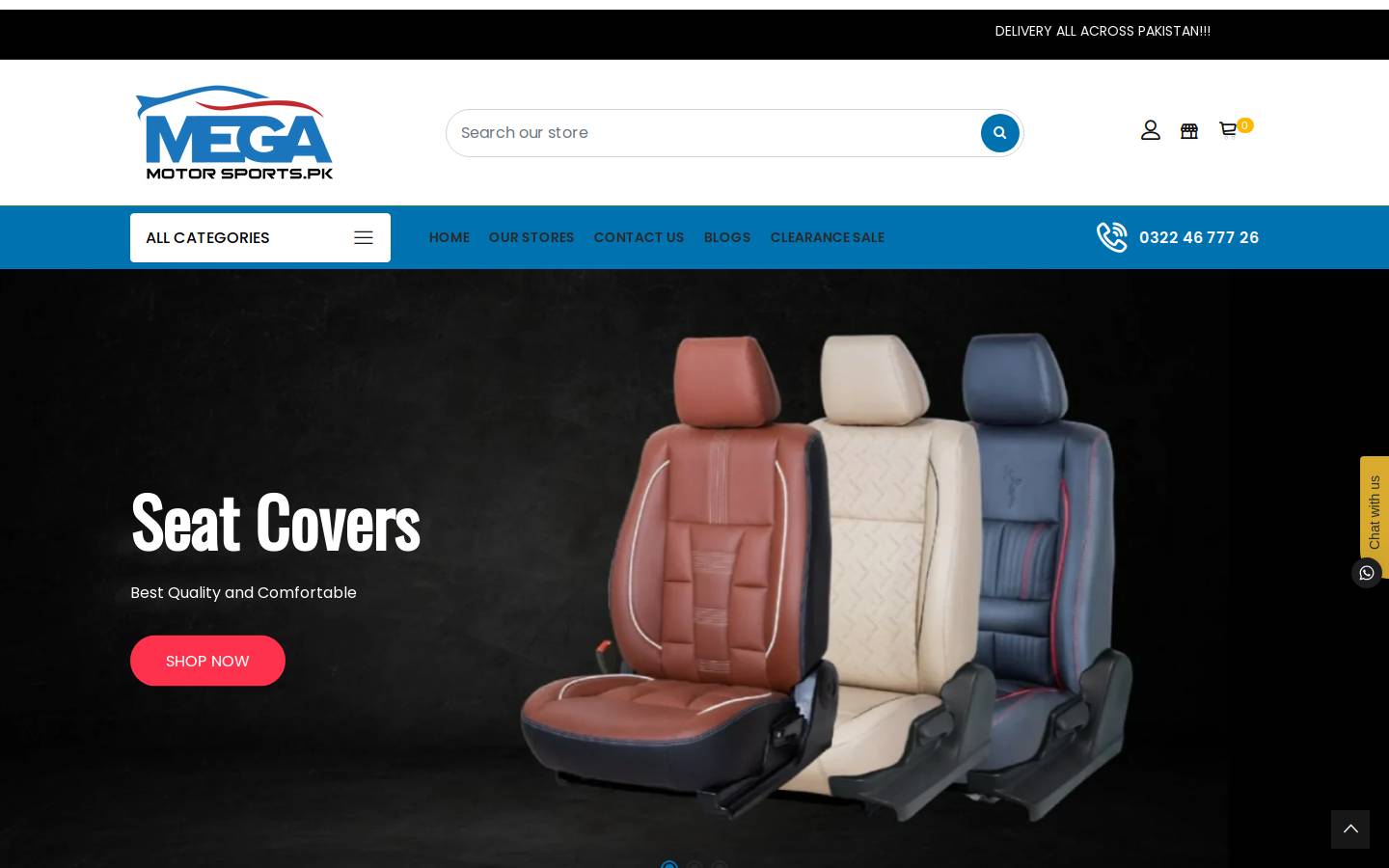 megamotorsports.pk homepage screenshot