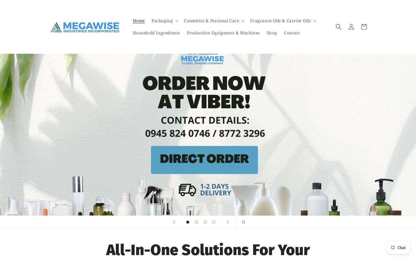 megawiseindustries.com homepage screenshot