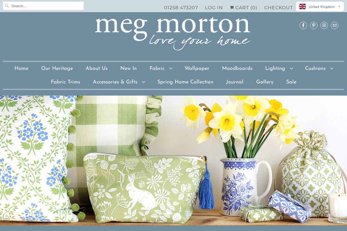 megmorton.co.uk homepage screenshot