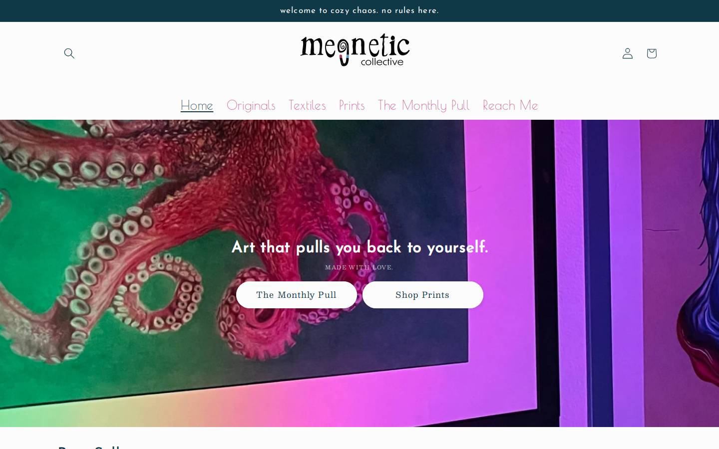 megneticcollective.com homepage screenshot