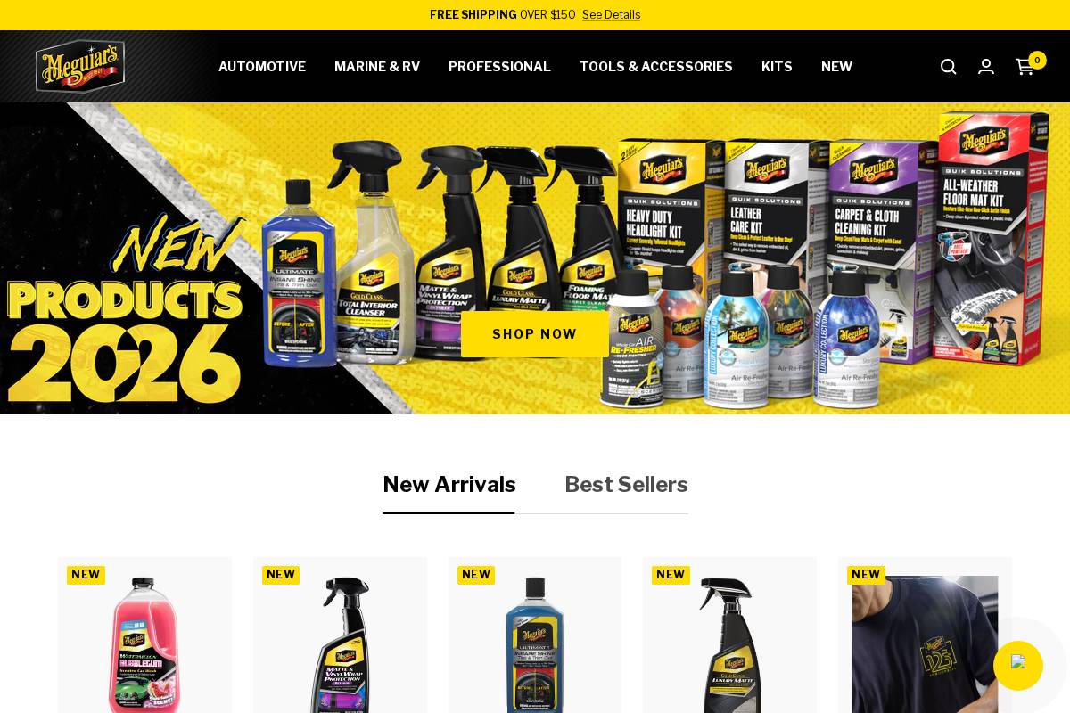meguiarsdirect.com homepage screenshot