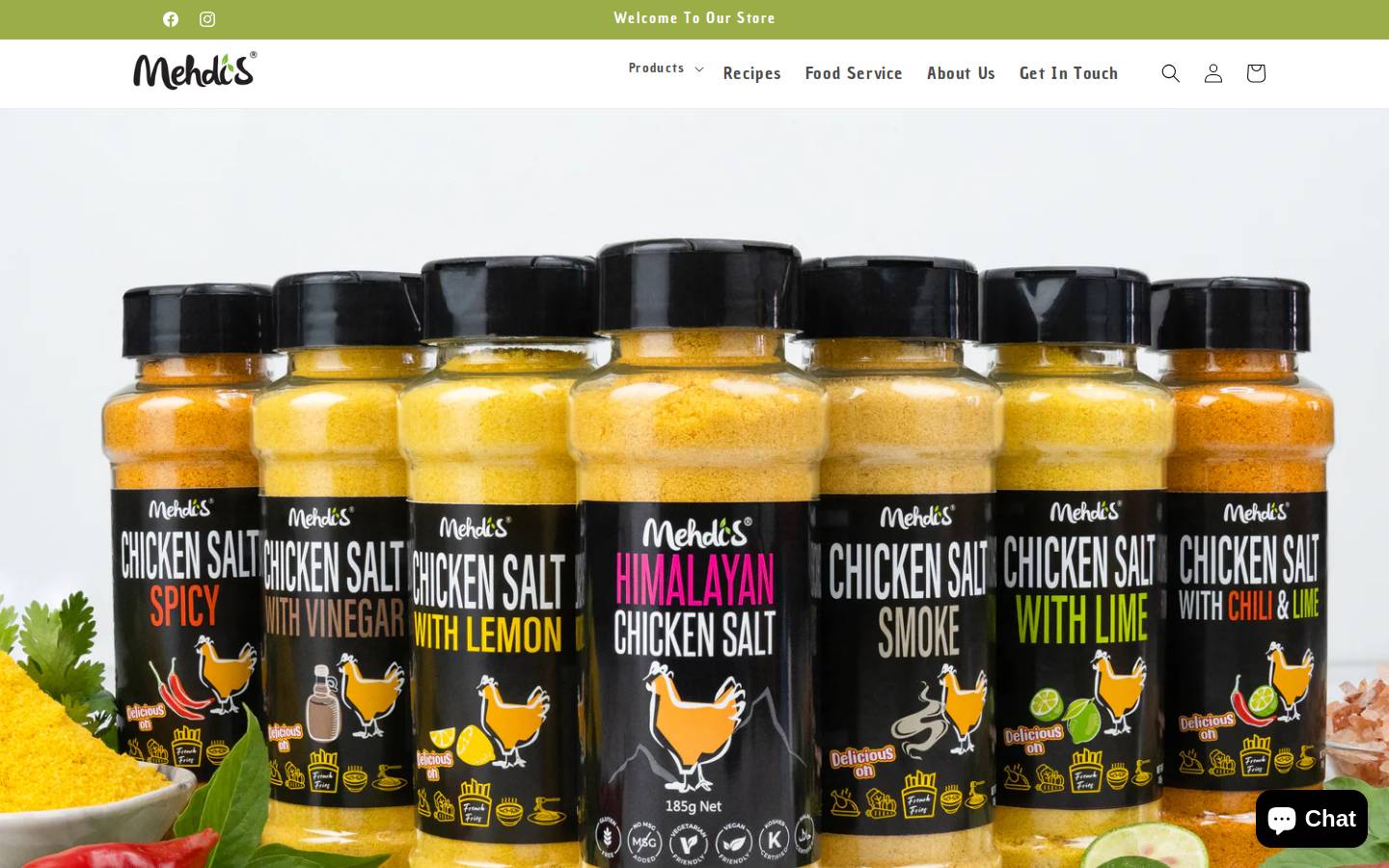 mehdis.com.au homepage screenshot