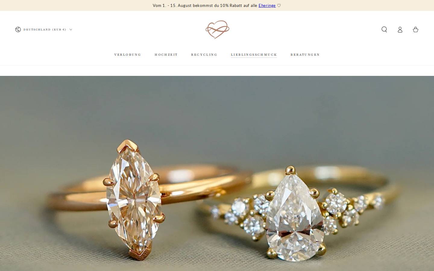 mein-lieblingsring.de homepage screenshot