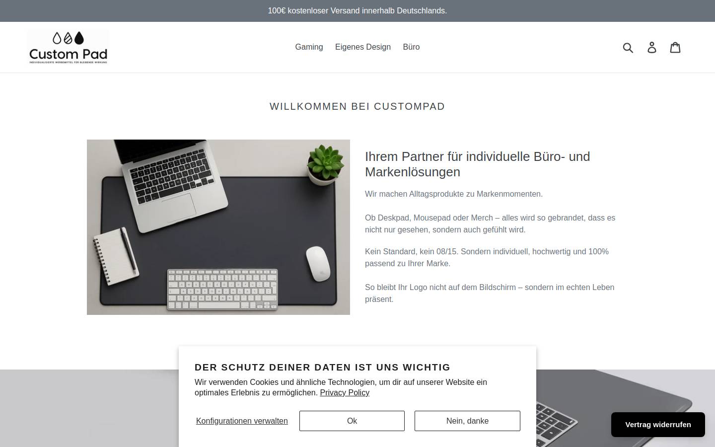 meine-spielmatte.de homepage screenshot