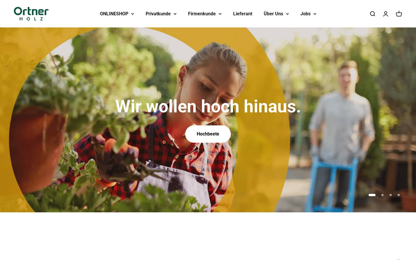 meinhochbeet.at homepage screenshot