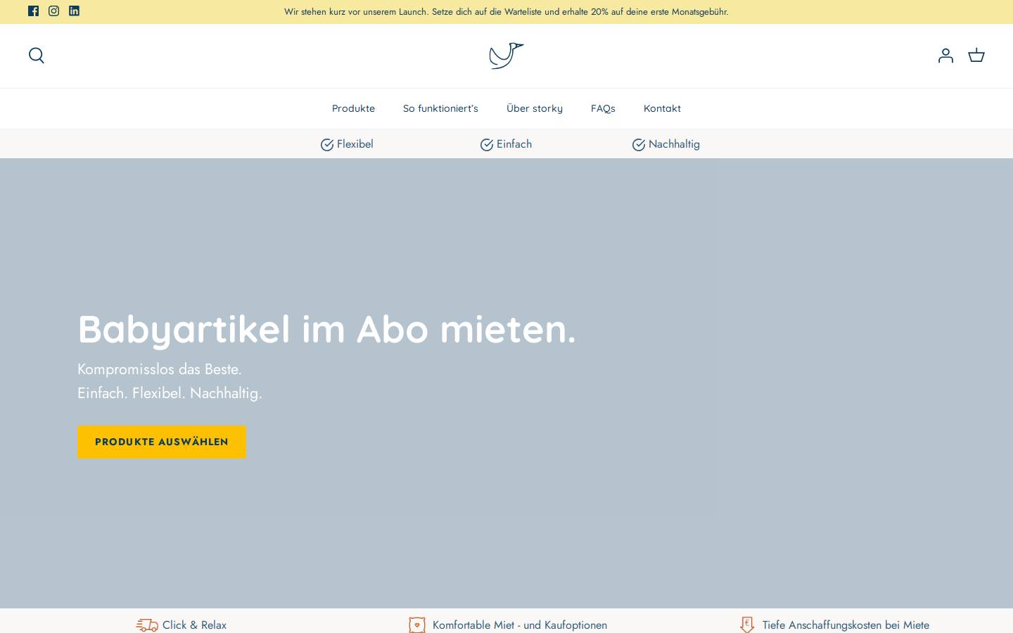meinstorky.de homepage screenshot