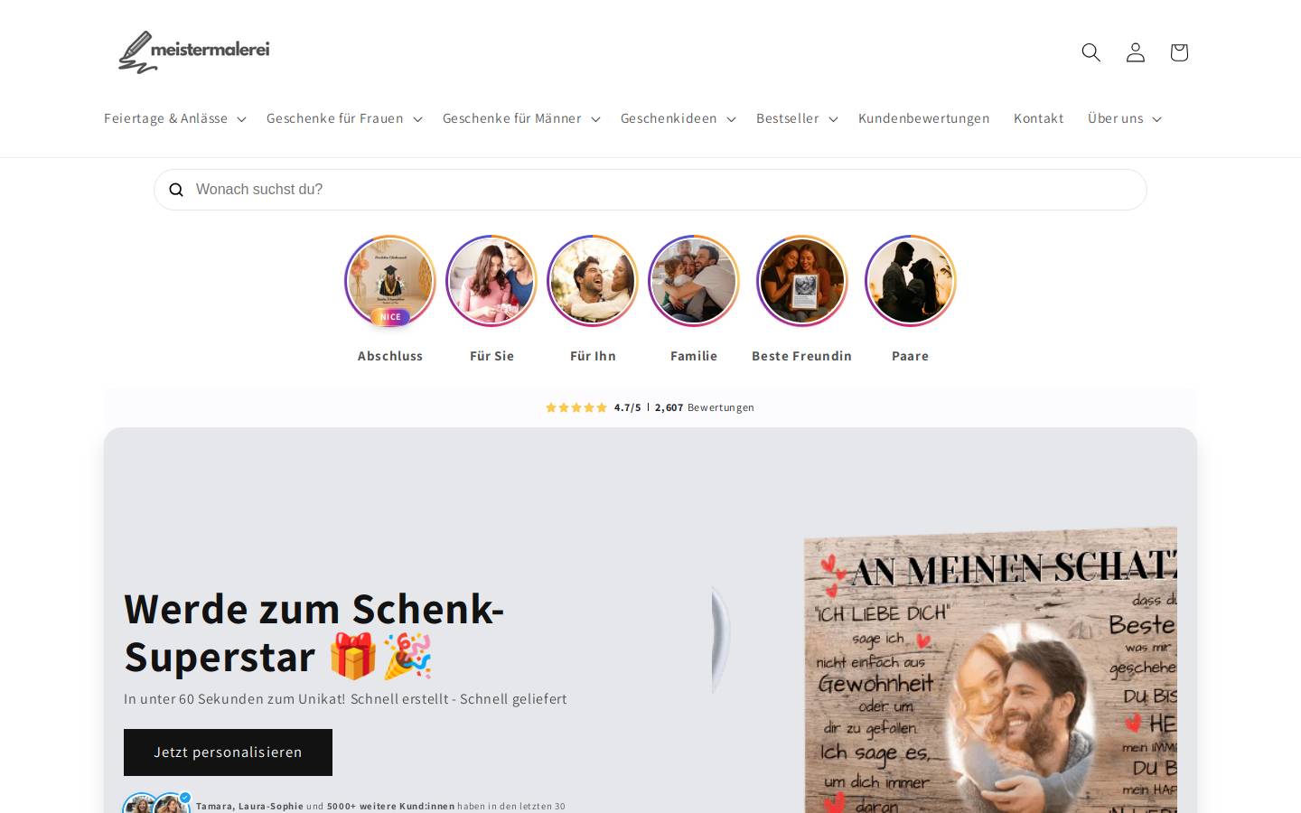 meistermalerei.de homepage screenshot