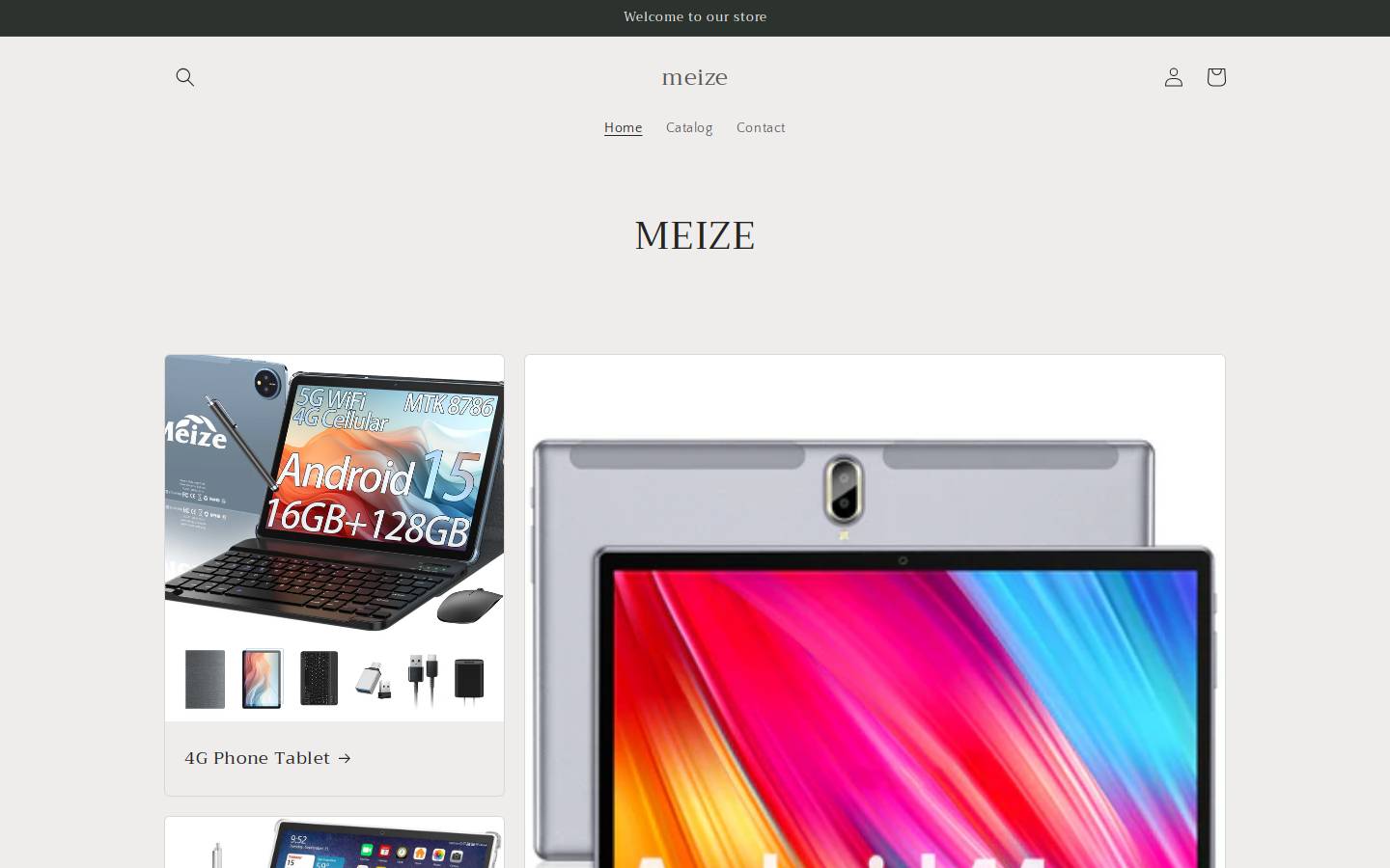 meizetablet.com homepage screenshot