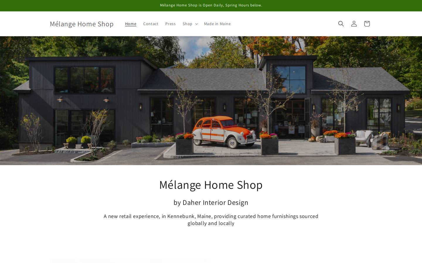 melangebydid.com homepage screenshot