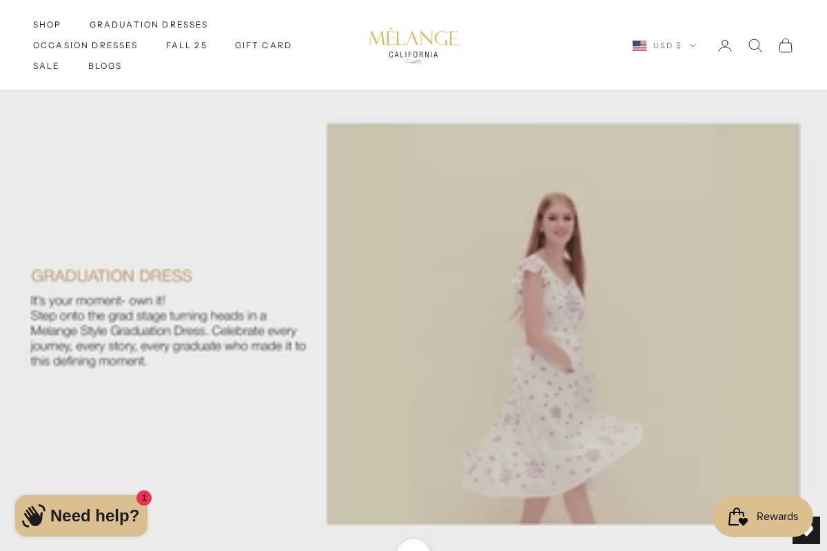 melangestyle.com homepage screenshot