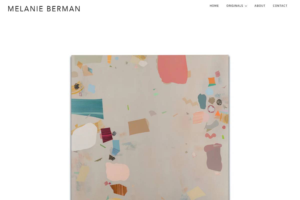 Melanie Berman homepage screenshot