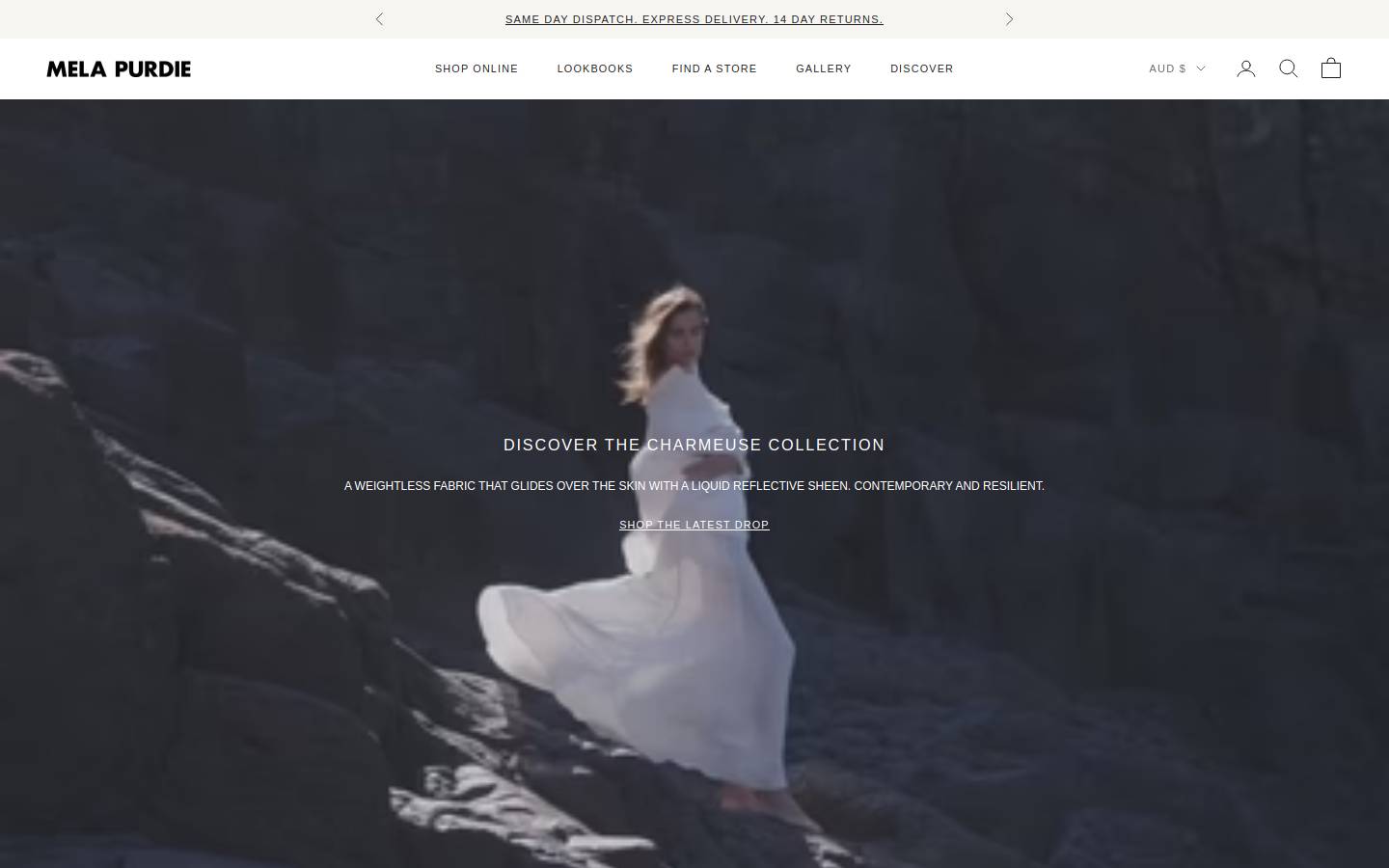 melapurdie.com homepage screenshot