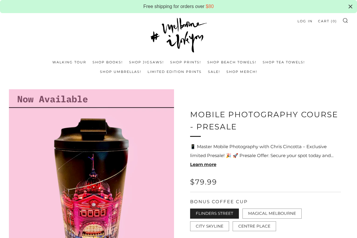 Melbourneiloveyou homepage screenshot