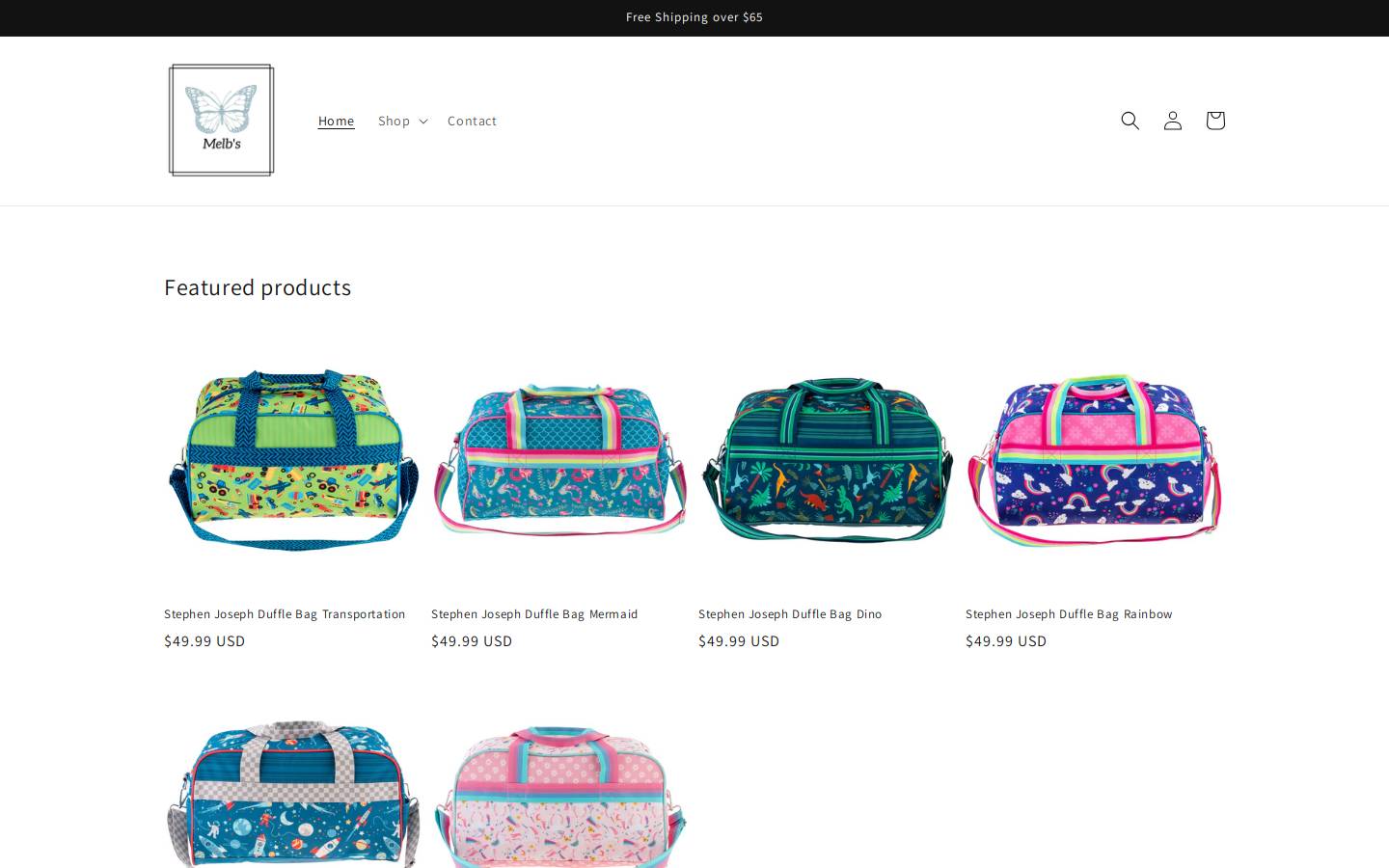melbs.org homepage screenshot