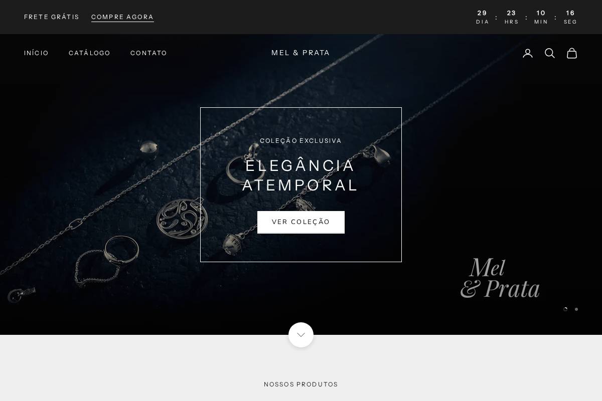 meleprata.com homepage screenshot