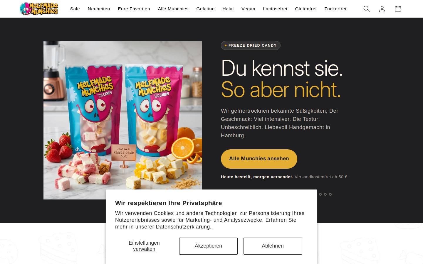 melfmade.net homepage screenshot