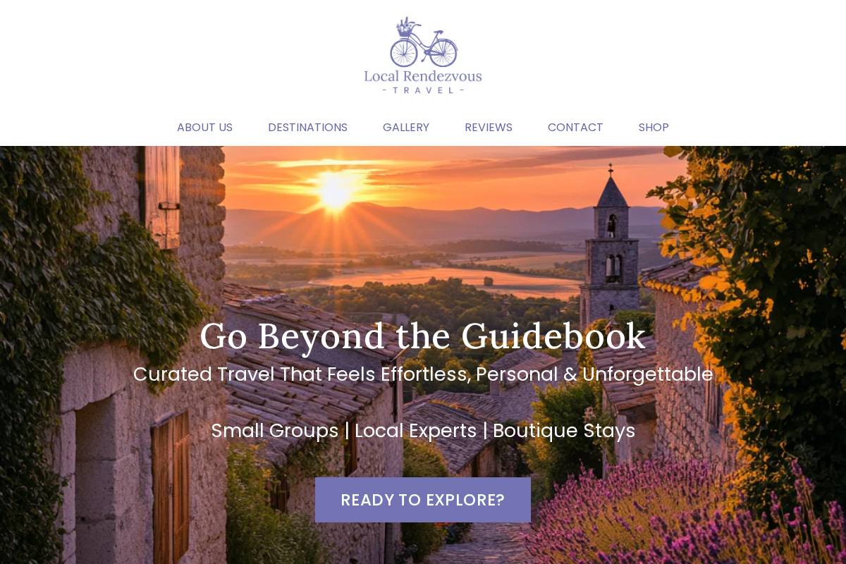 melimelotravel.com homepage screenshot
