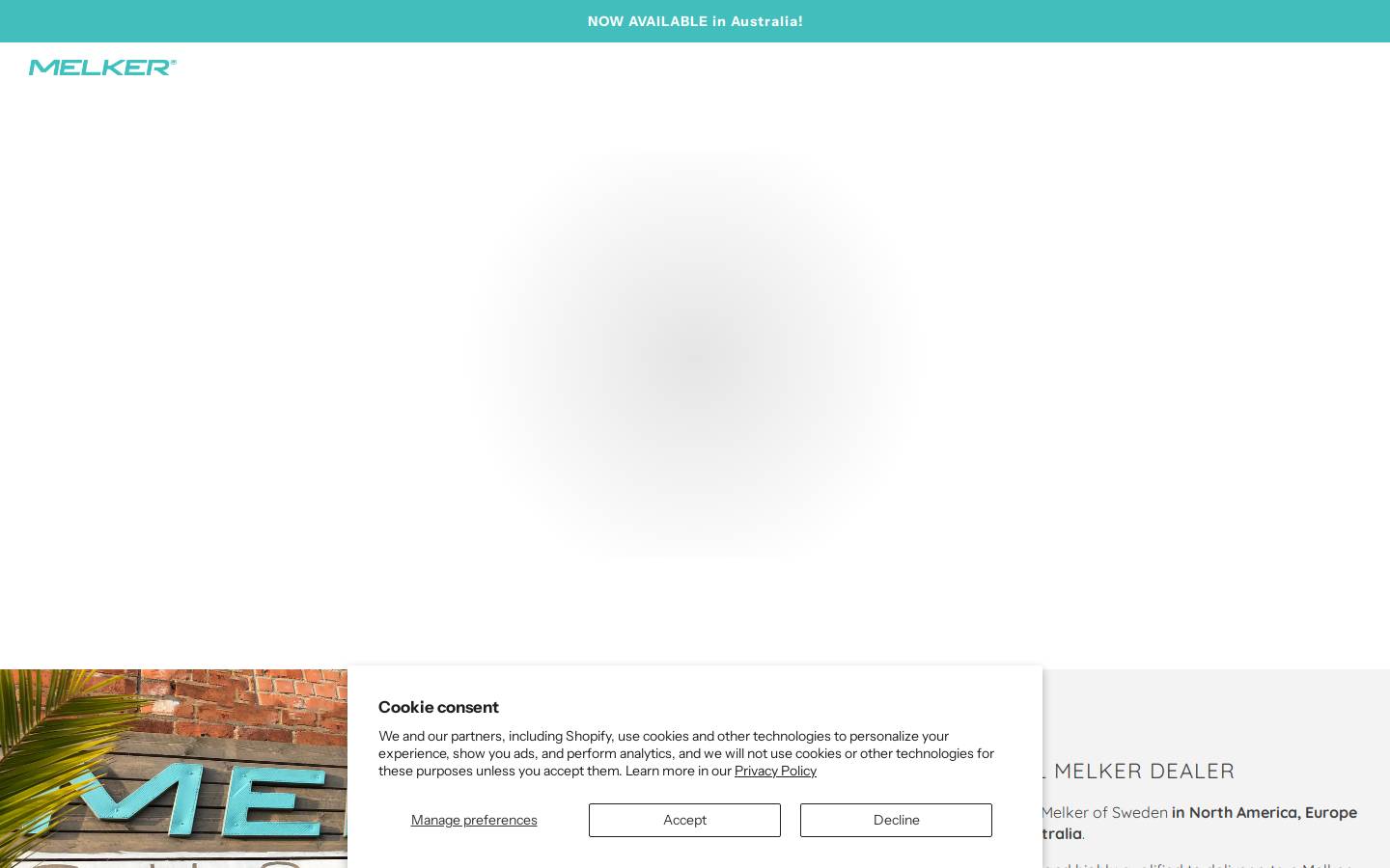 Melker of Sweden homepage screenshot