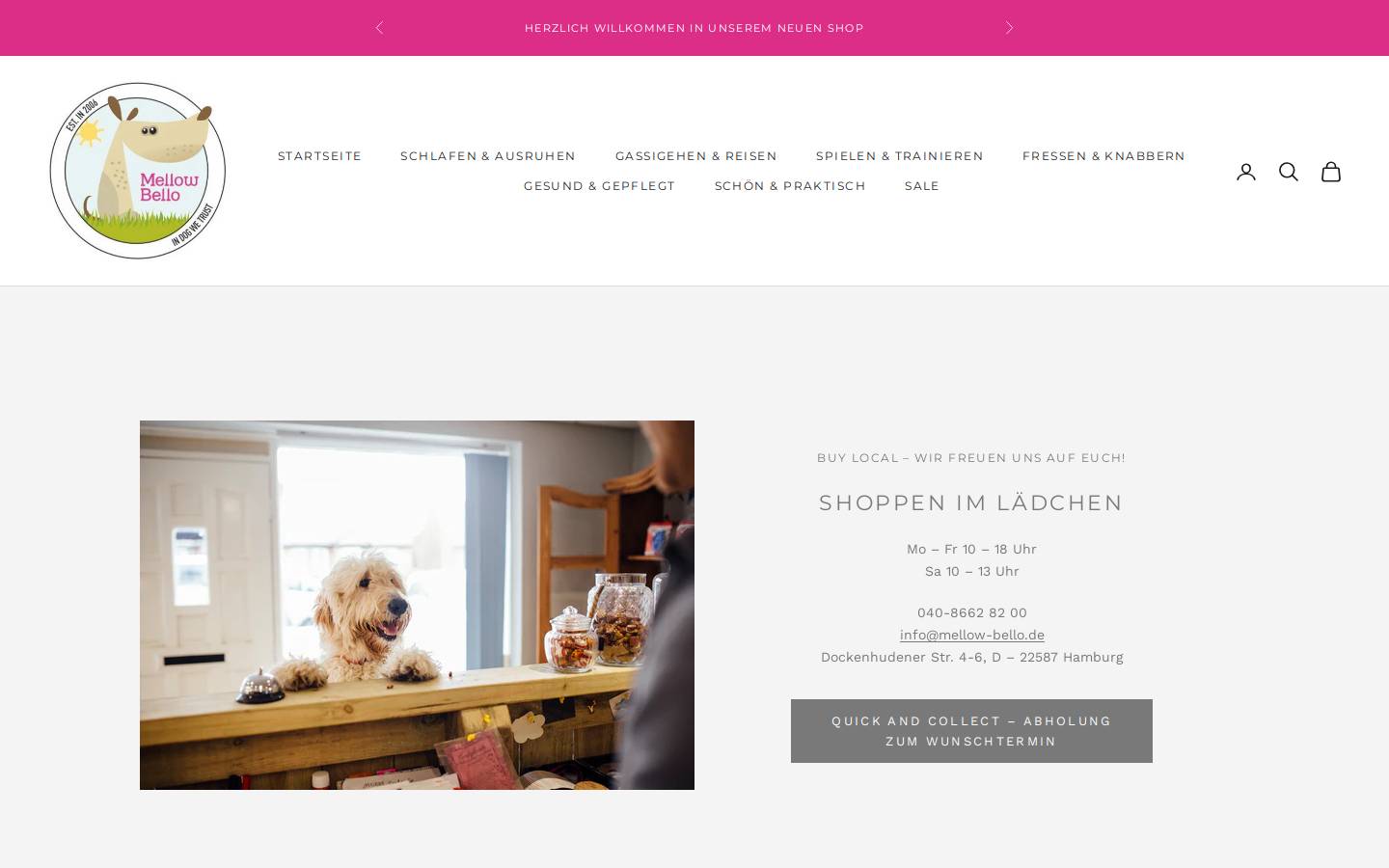 mellow-bello.de homepage screenshot