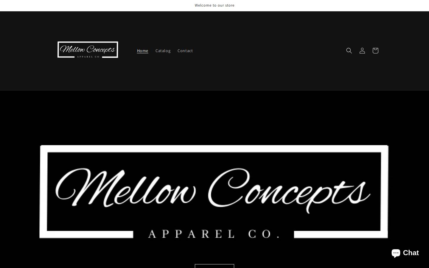 mellowconceptsapparel.com homepage screenshot