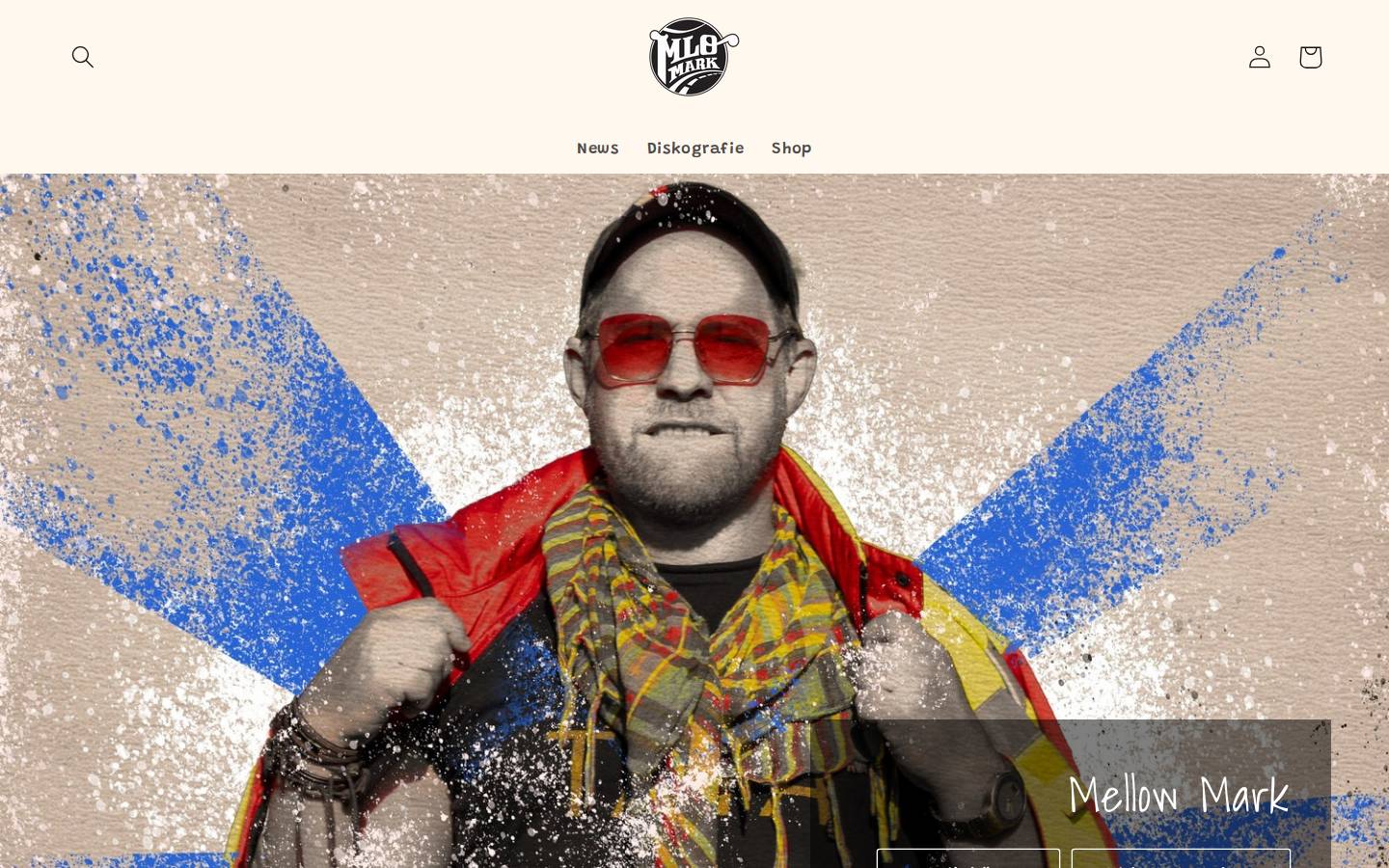 mellowmark.de homepage screenshot