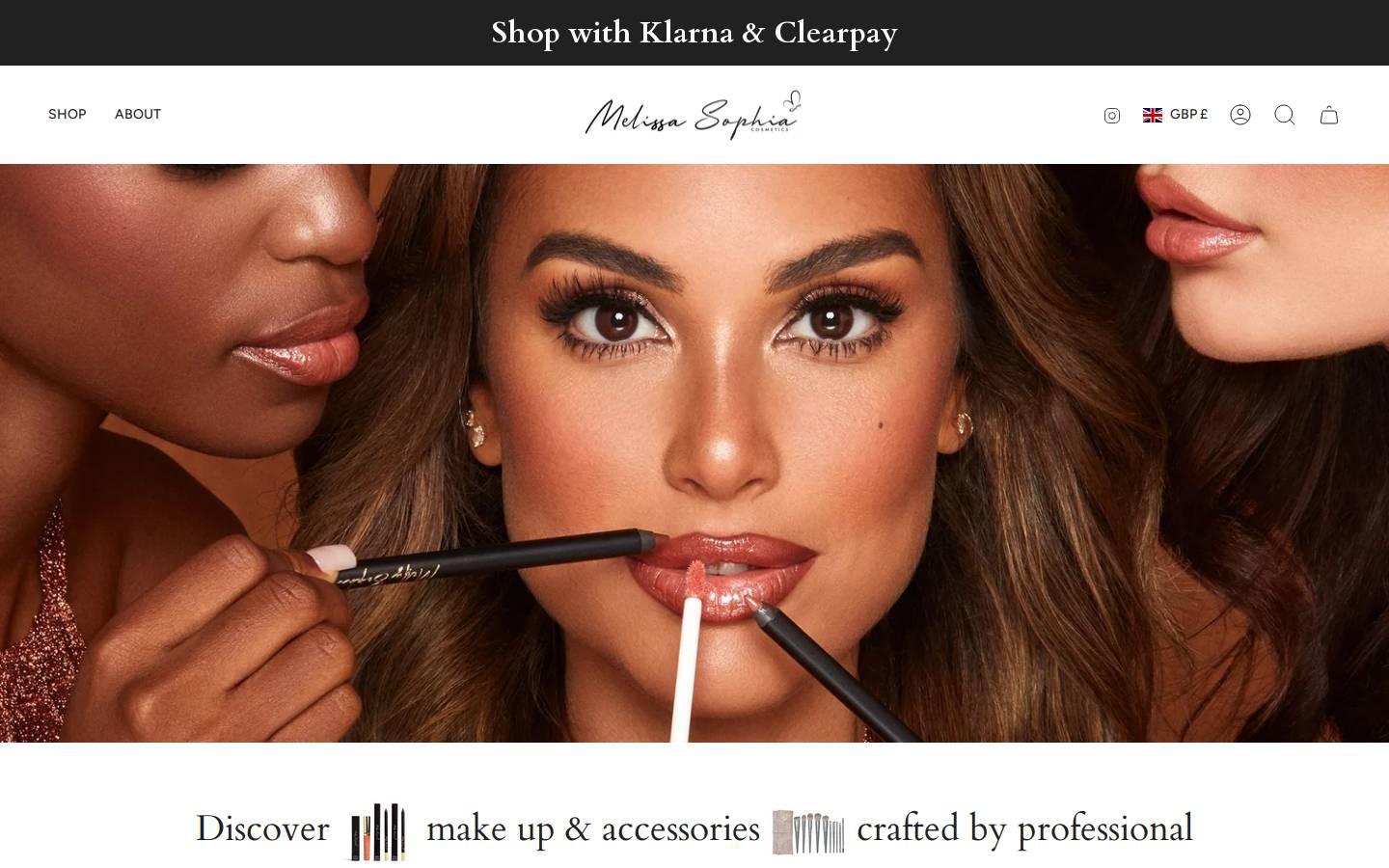 mellysophia.com homepage screenshot