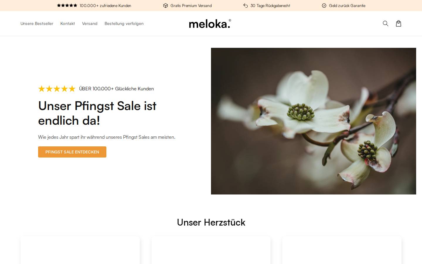 meloka.de homepage screenshot
