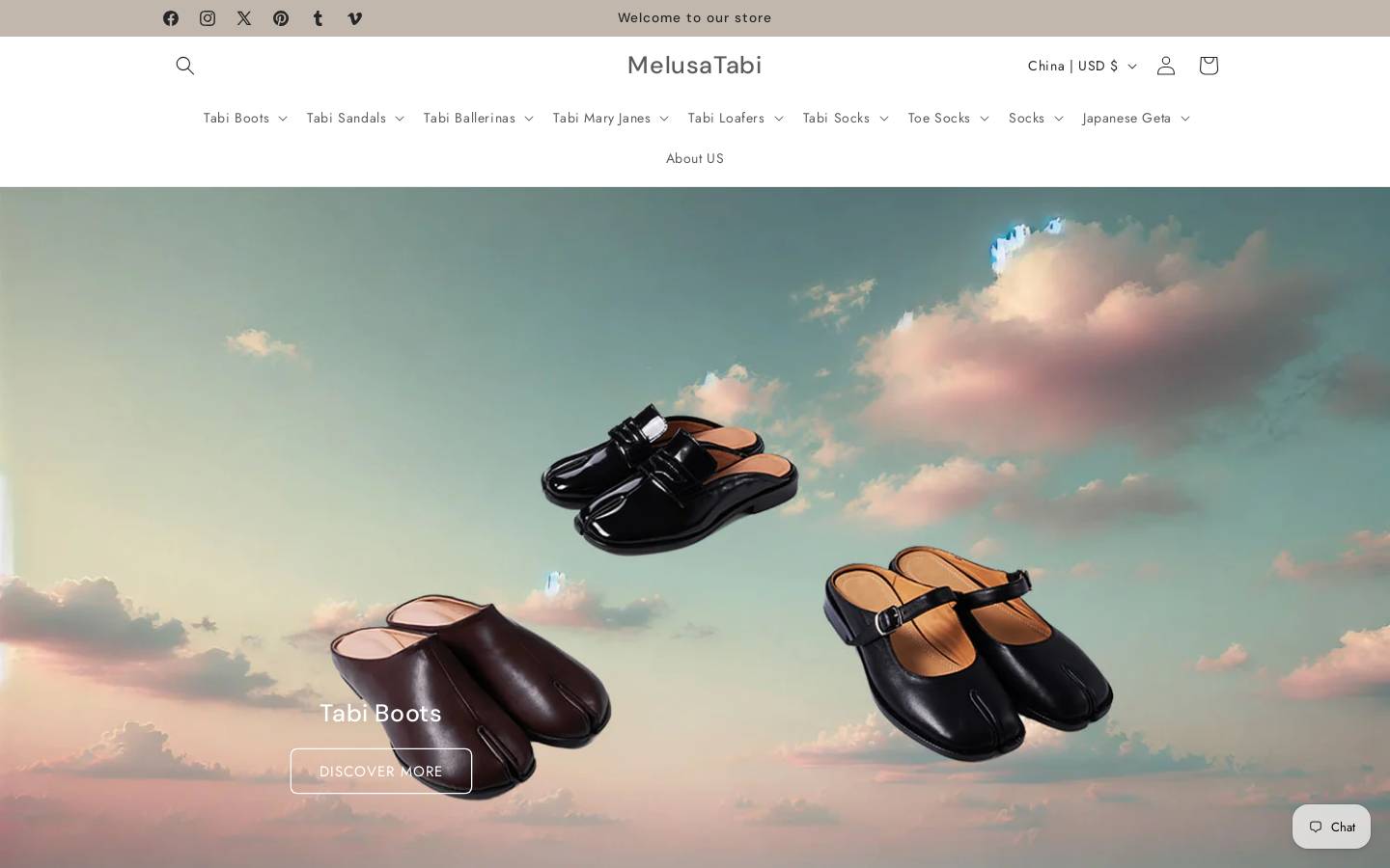 melusatabi.com homepage screenshot