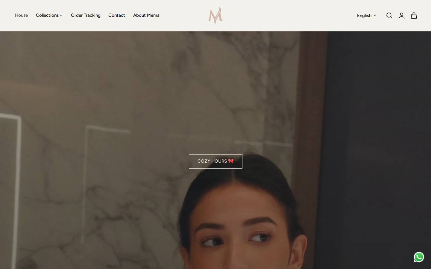 memaoutfits.com homepage screenshot