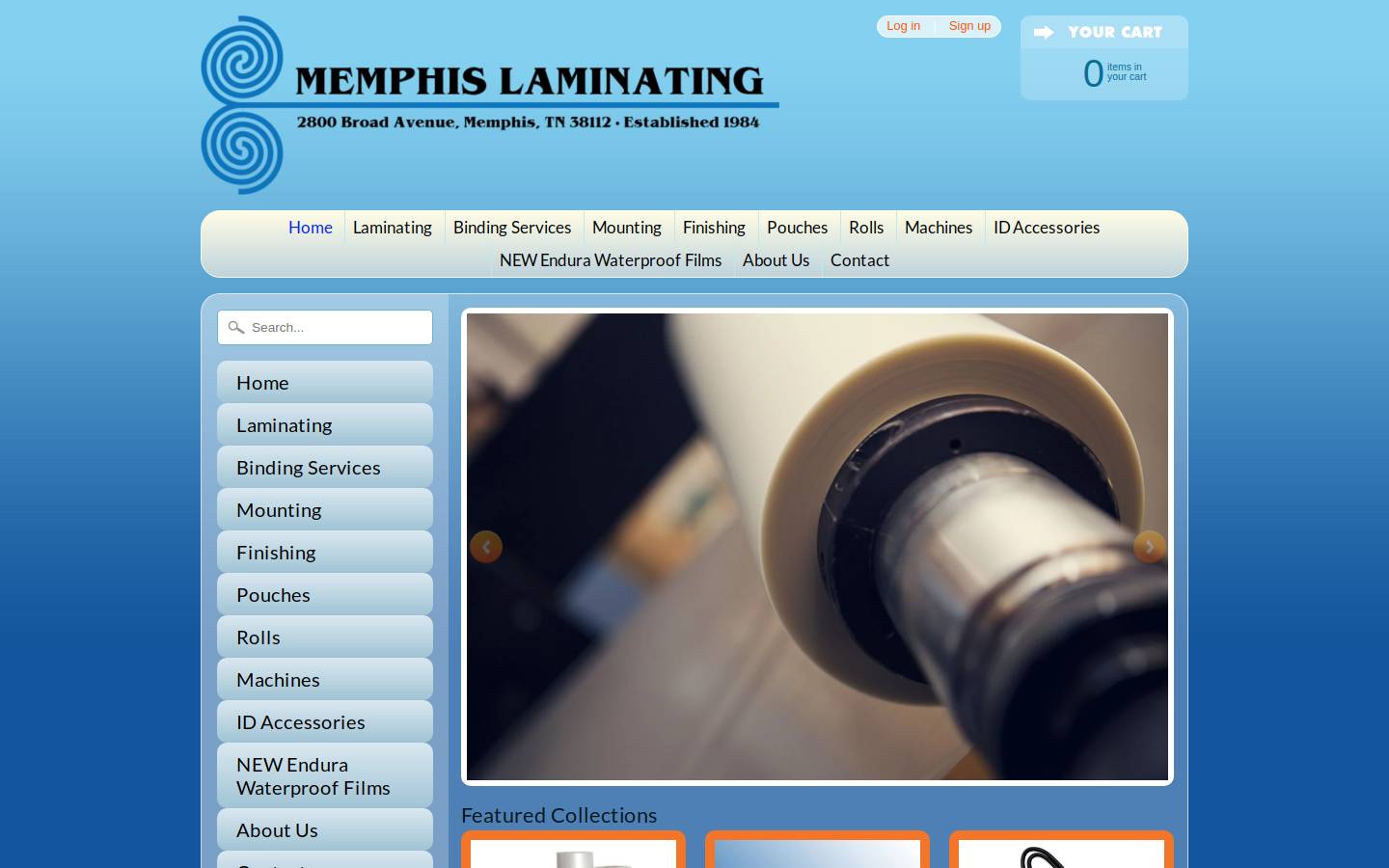 memlam.com homepage screenshot