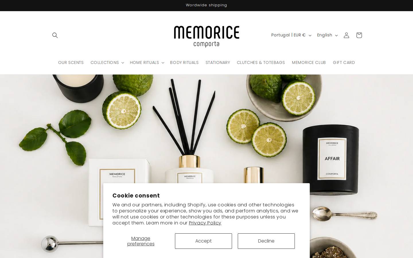 memorice.pt homepage screenshot