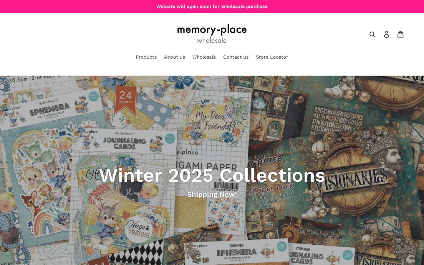 memory-place.com homepage screenshot