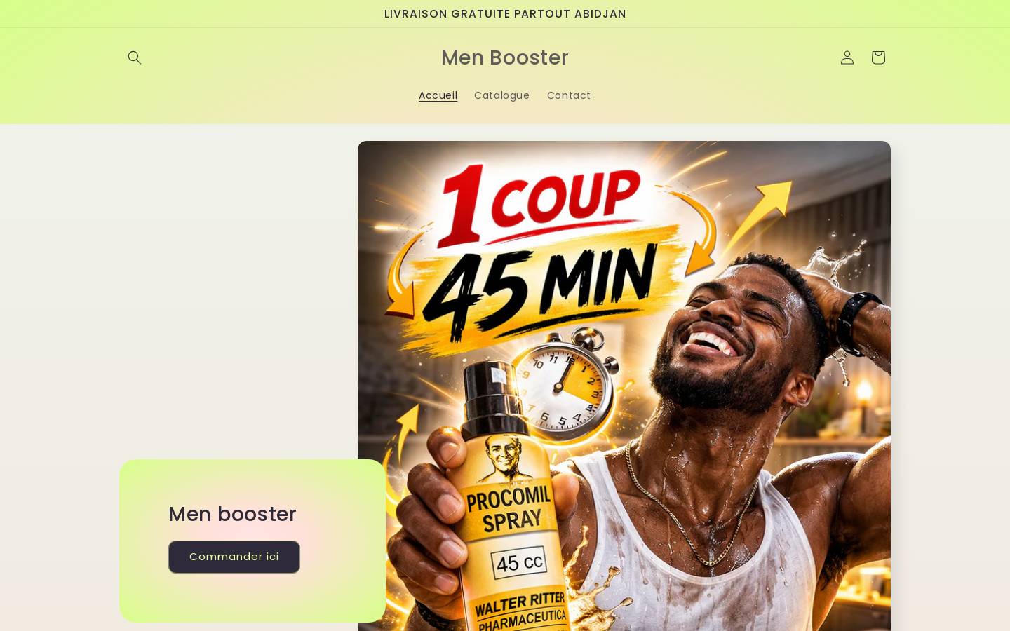 menbooster.site homepage screenshot