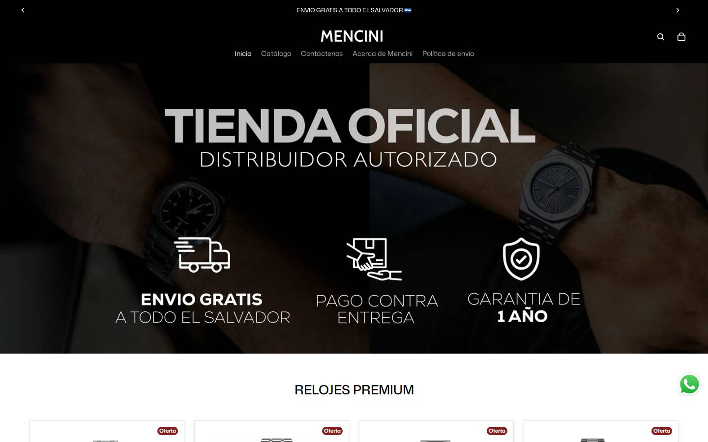 mencinisv.com homepage screenshot