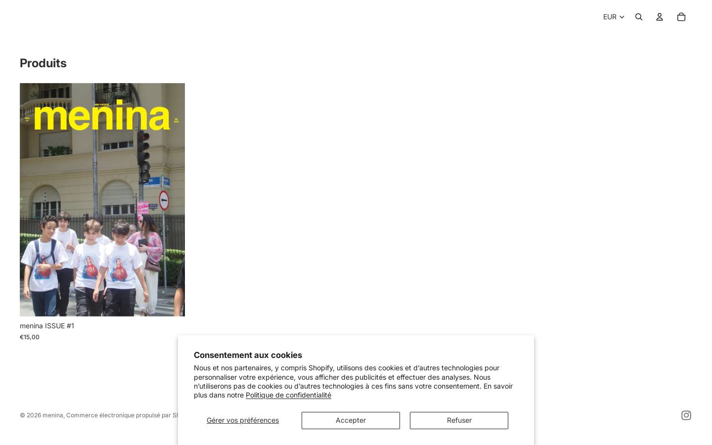 meninapaname.com homepage screenshot