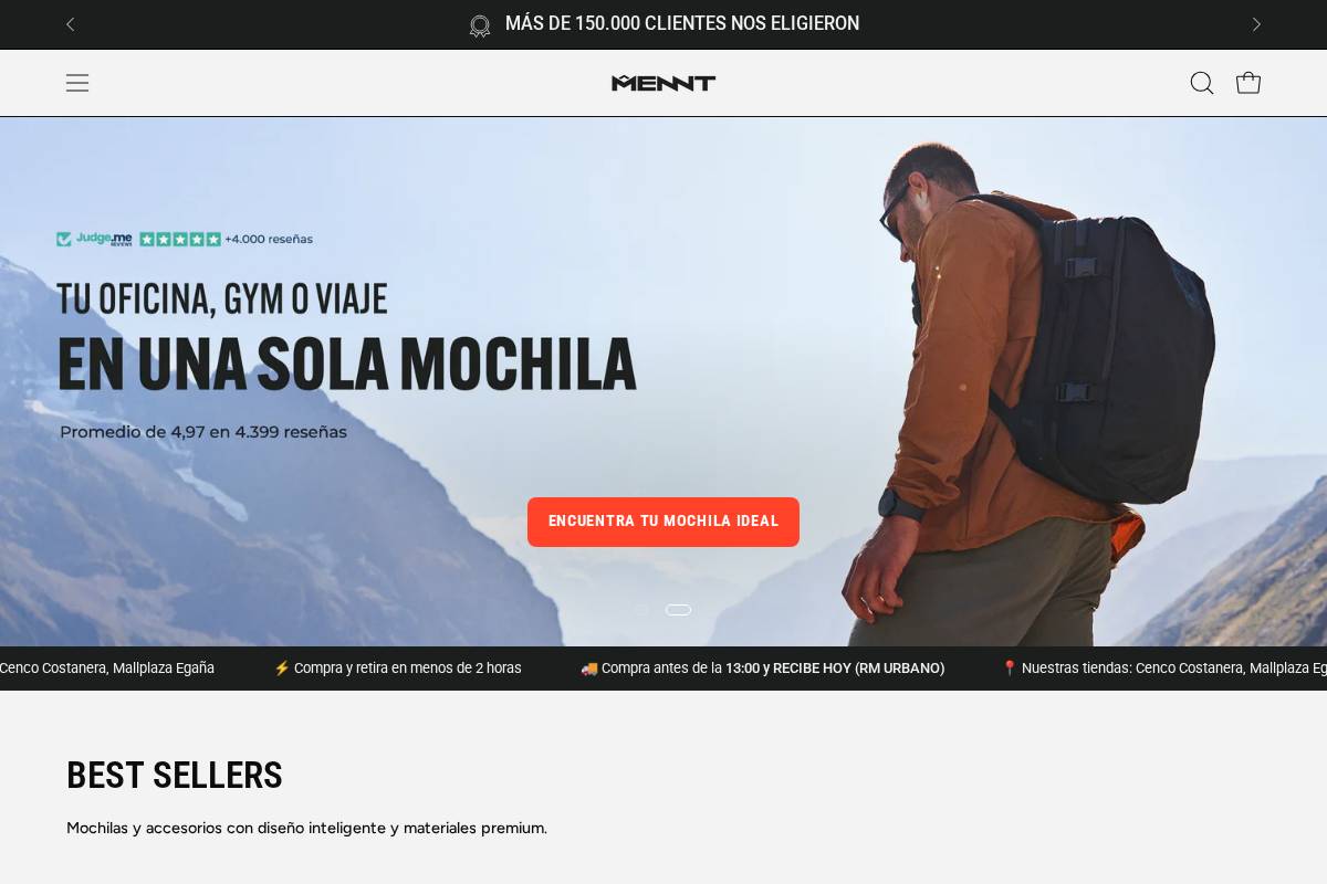 mennt.cl homepage screenshot