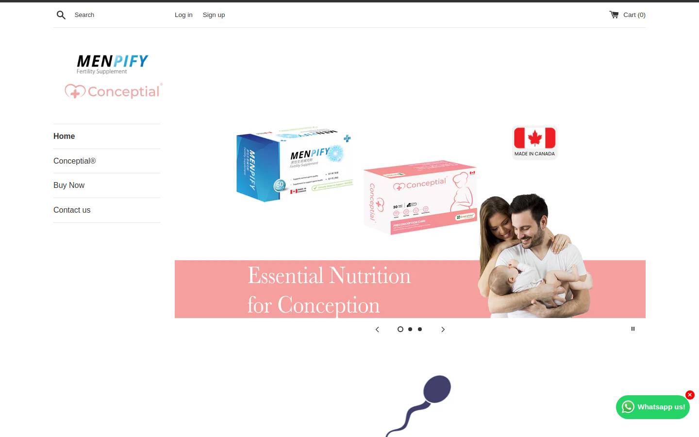 menpify.com homepage screenshot