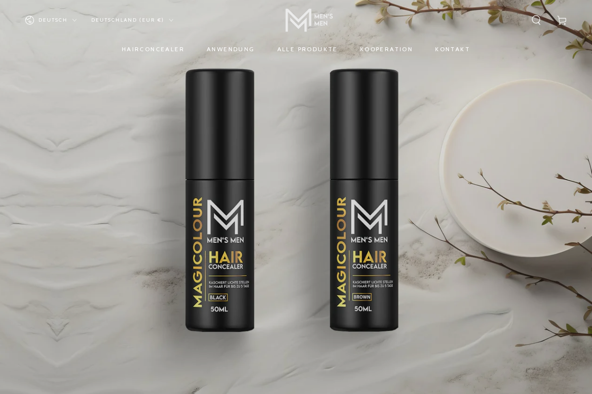 Men´s Men homepage screenshot