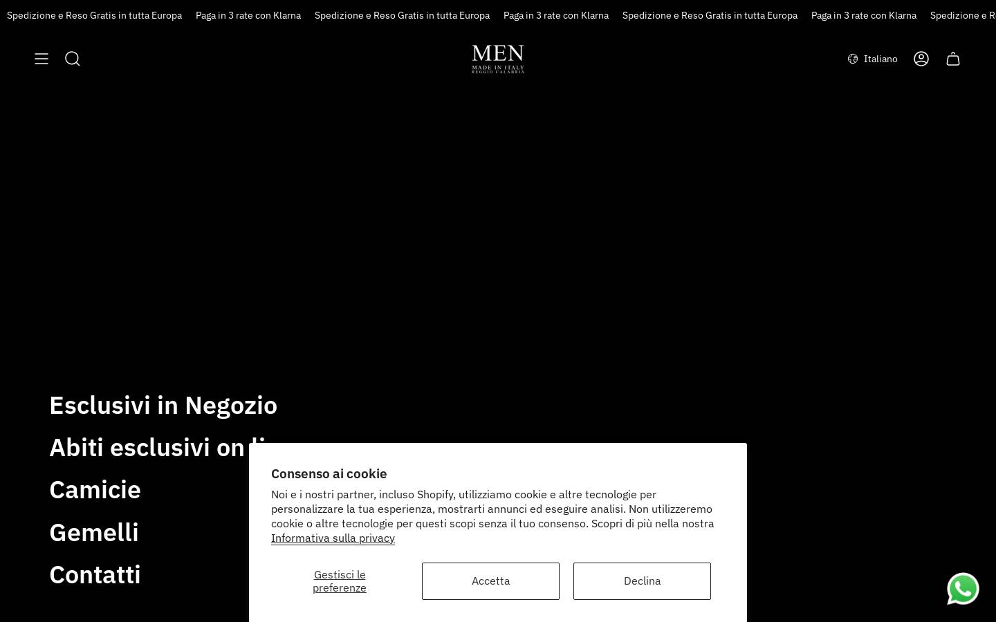 mensposain.com homepage screenshot