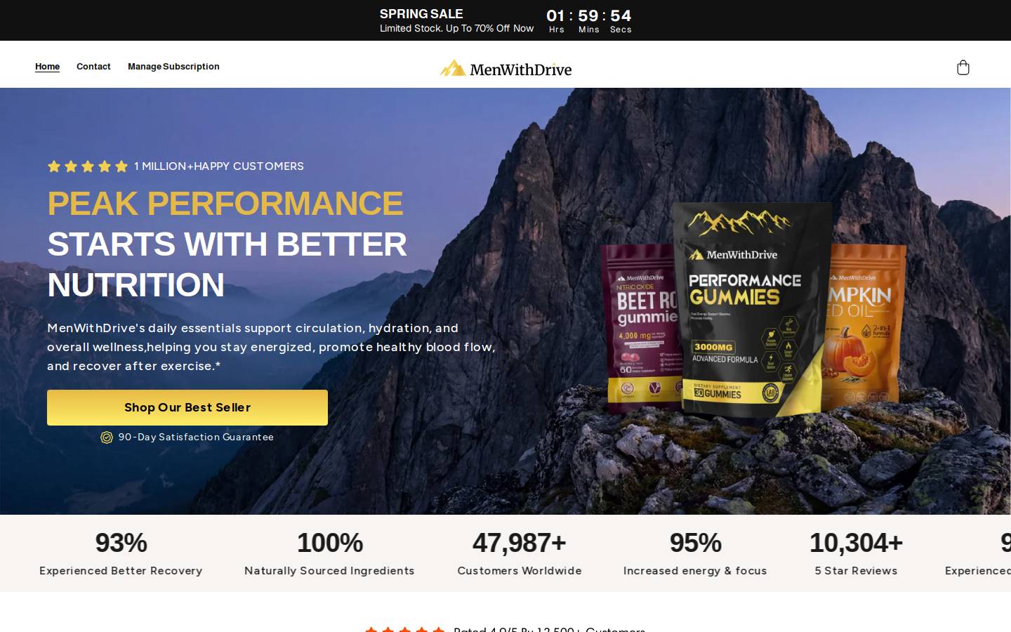 menwithdrive.com homepage screenshot