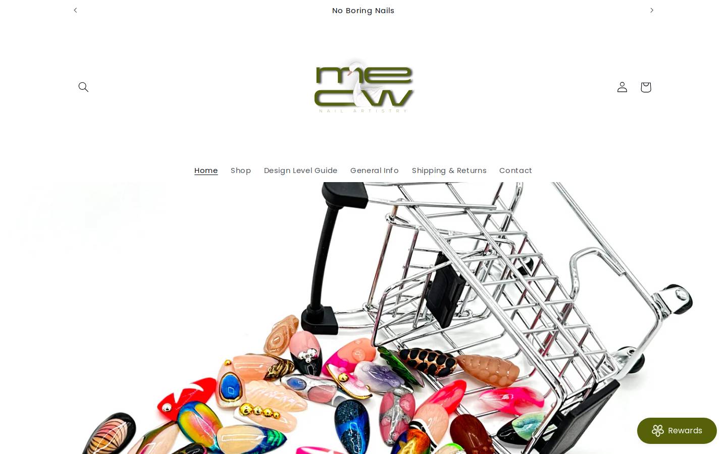 meownailartistry.com homepage screenshot