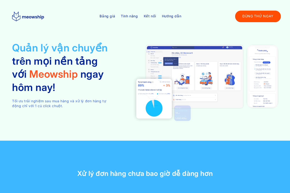 meowship.vn homepage screenshot