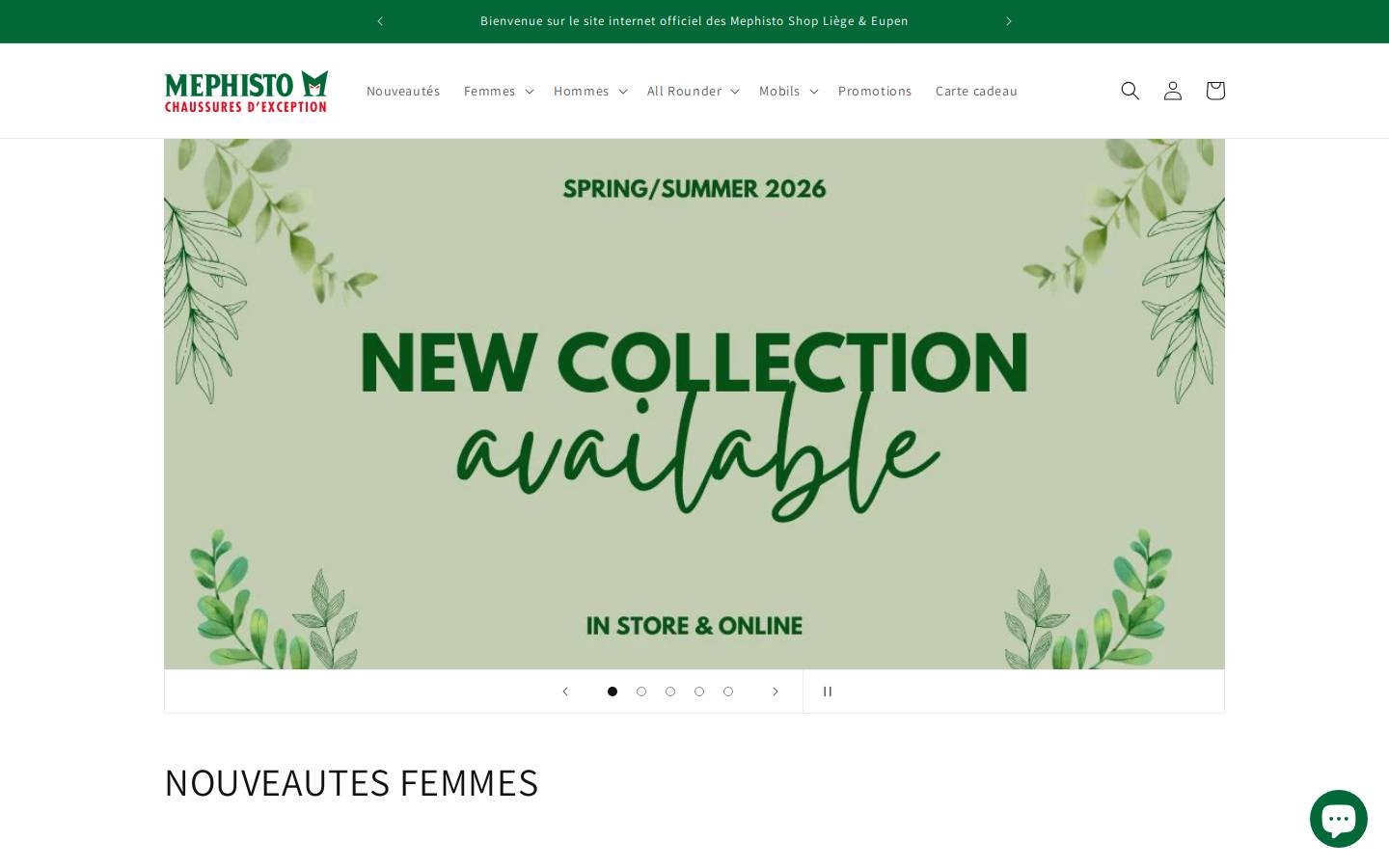 MEPHISTO Official Shop homepage screenshot