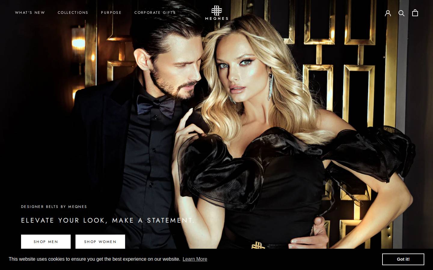 meqnes.com homepage screenshot