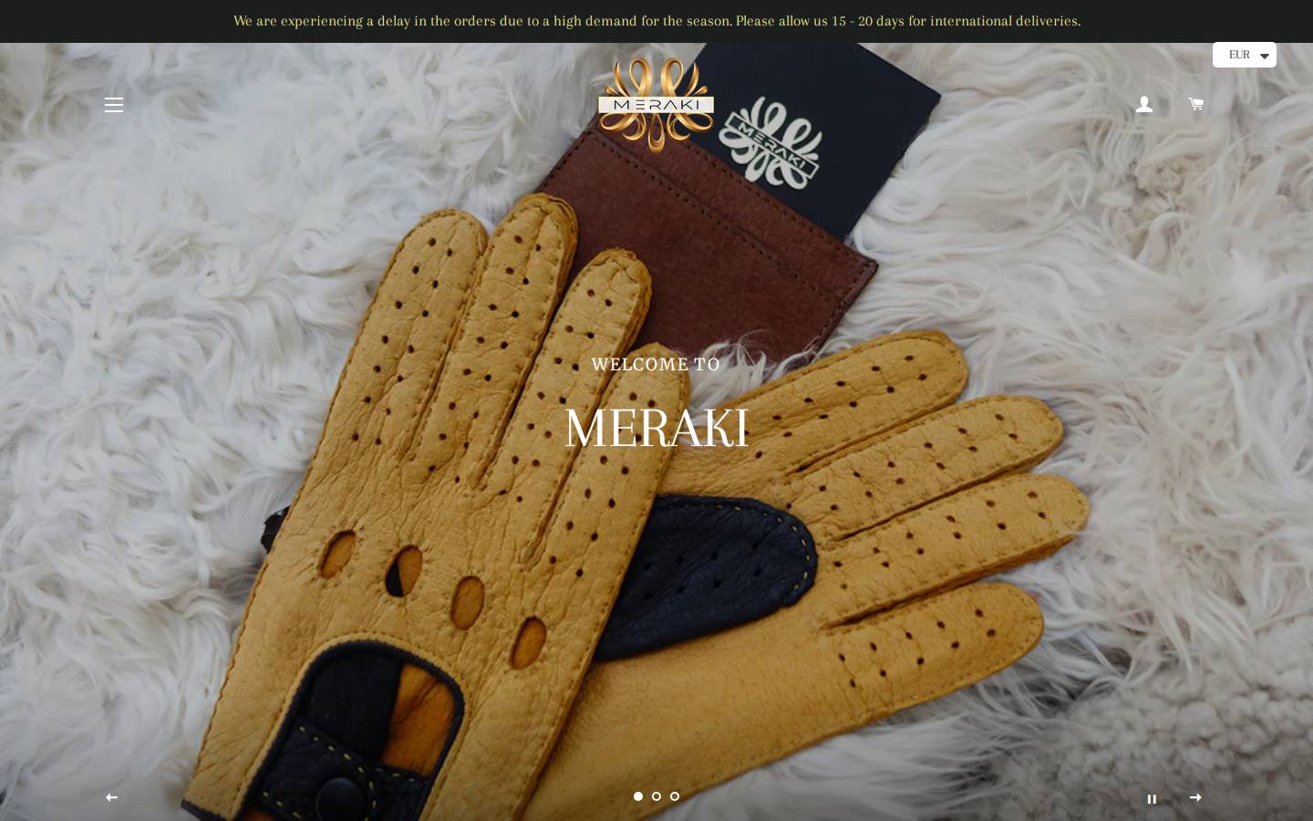 meraki.pe homepage screenshot