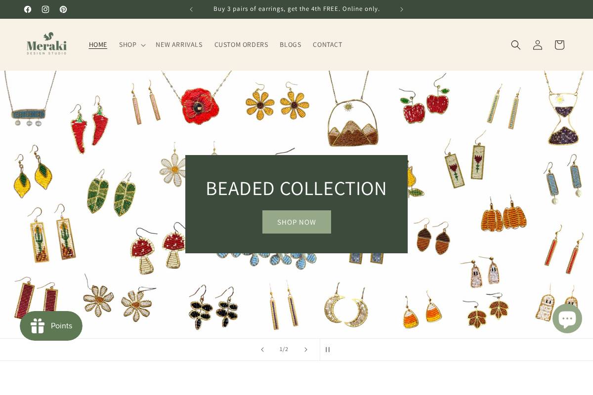 merakievanston.com homepage screenshot